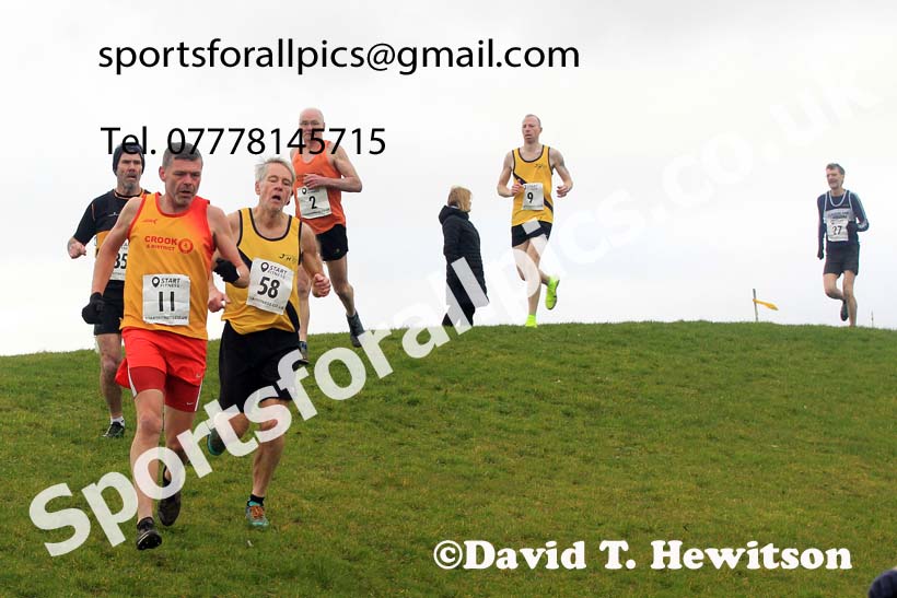 Mens 35 to 64 2023 NEMAA Cross Country, Croft Circuit, North Yorkshire. Photo: David T. Hewitson/Sports for All Pics